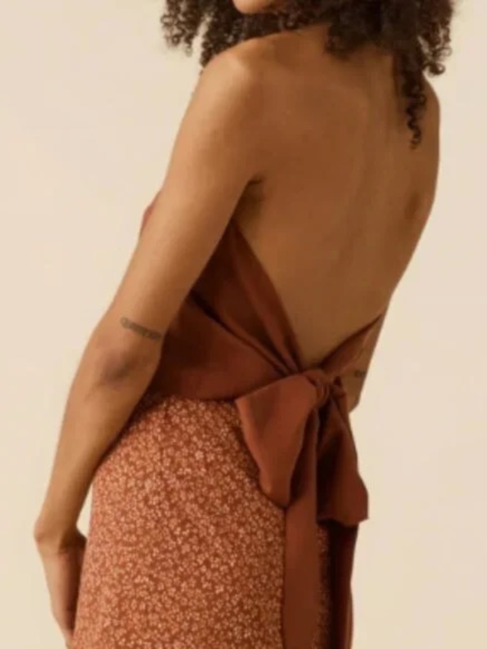 VETTA Halter Wrap Shirt- XS